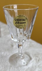 cristal d Arques Versailles Lead Crystal Stemglasses 5cl (1.75 Oz.) 6 In Box New