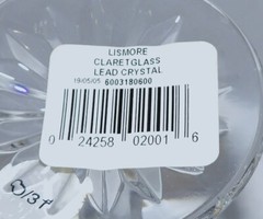 SET OF 4 WATERFORD CRYSTAL LISMORE 5 7/8″ CLARET WINE GLASSES~ORIGINAL LABELS~