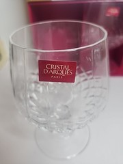 Set / 4Cristal D’Arques LONGCHAMP Lead Crystal Brandy Snifters Cognac 10 3/4 oz
