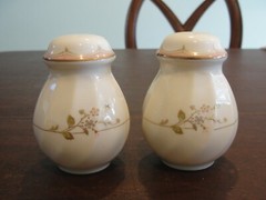 MIKASA MONTICELLO SALT & PEPPER SET