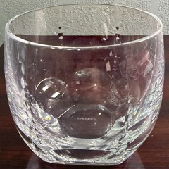 Vintage Faberge Bristol Old Fashioned Lowball Glasses Crystal Barware Set of 4