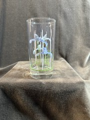 Corelle Shadow Iris Set Of 3 Vintage 12 Ounces Tumblers Glasses 5.5” High