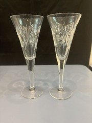 Waterford Millennium Collection Year 2000 ‘Universal’ Toasting Flutes W/ Box
