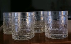Imperial Glass-Ohio – HAMPTON Old Fashioned Glasses – Set/4 – Vintage*