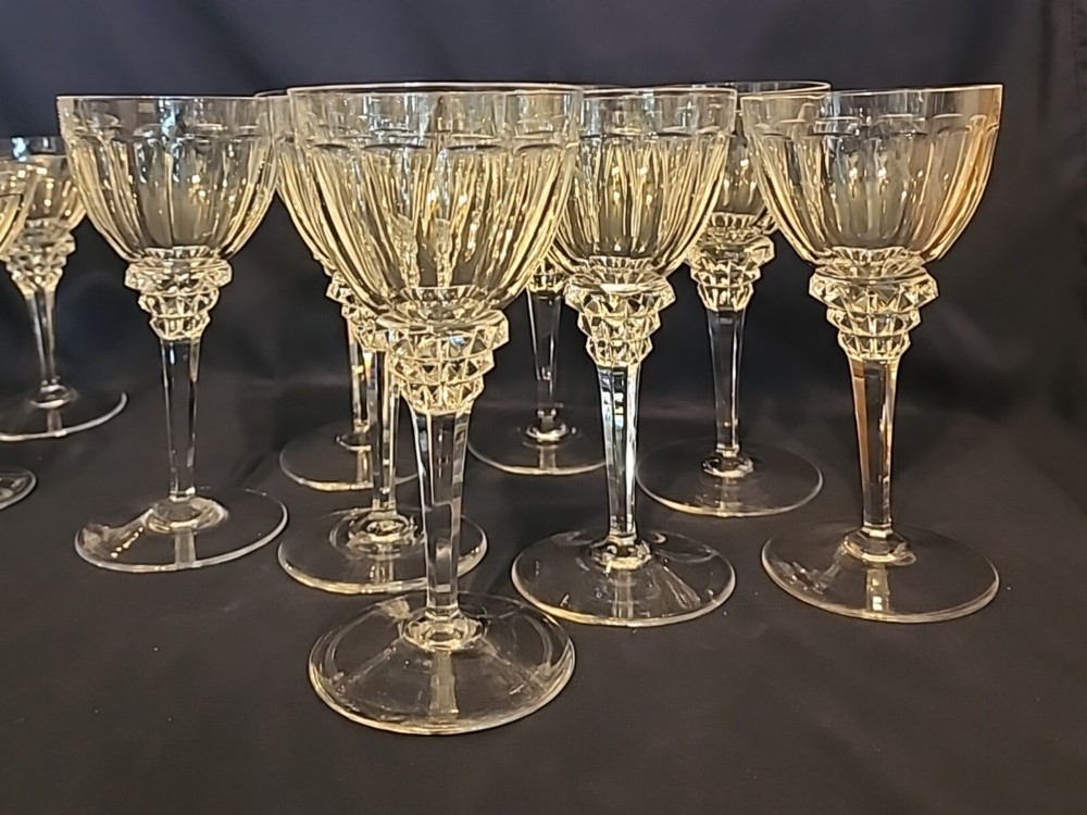 Royal Leerdam Netherland STARLIGHT Water Goblets (8) * WOW *