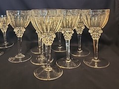 Royal Leerdam Netherland STARLIGHT Water Goblets (8) * WOW *