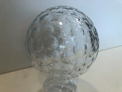 Golf Ball Trophy «Tom Flores Aerospace Boy Scouts Invitational» Crystal Trophy