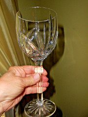 Waterford Crystal Brookside Goblet Cut Crystal