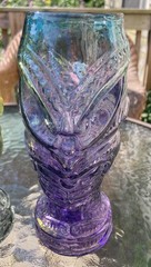 Andrew Iannazzi Art Glass Head Hunter Tiki Highball Glasses Mugs Handcrafted (3)