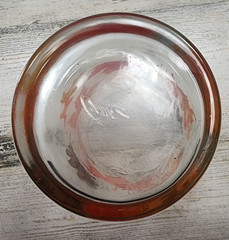 Libbey Crisa Glass Autumn Fall Leaves Design Drinking and Stemware Glass 1 Each