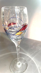 Luminescence Handcrafted Romanian Glass Crystal Pitcher, 2 Glasses, and Stirrer