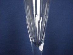 Pair of Tiffany & Co. Crystal TFC14 Cut Panels Fluted Toasting Champagne Stems