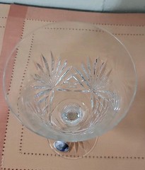 Rogaska Crystal Water Glass Richmond Plain Rim 7 7/8 Inch Tall Slovenia