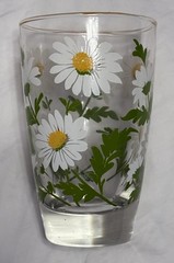Vintage Culver Daisy Glasses Daisies Retro Flowers Old Fashion Floral Cup