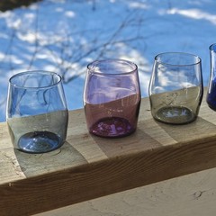 Timo Sarpaneva Iittala shot glass: Set of six vintage glasses 1950s Finland