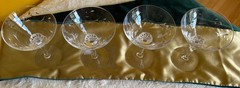 Set Of 4 Rose Marie Clear (Cut) Cocktail Glasses by Tiffin-Franciscan
