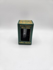 Irish Whisky Shot Glass – Celtic Crystal NIB 2 Oz. Glass Tumbler