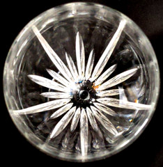 CRISTAL D’ARQUES ENCHANTE WATER GLASS, Cut Lead Crystal, 8 5/8″, 10 Oz, FRANCE