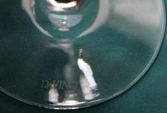 DaVINCI Elegant Modern Cut Crystal Wine Glass Goblet Nice Clarity
