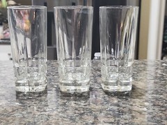 3 Vintage Libbey Squire Cooler Heavy Square Bottom Tumblers Glasses 14 oz