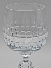 Bohemia Crystal Crystalex Belfast Wine Glass 5 3/4″ Tall