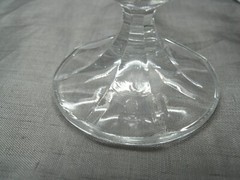 Vtg Imports Assoc. Bohemian CLAUDIA Set of 6 Champagne Tall Sherbet Glasses EC 1