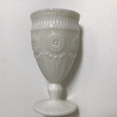 The Pioneer Woman Milk Glass Goblet Adeline Snow Tumbler Chalice White Gibson