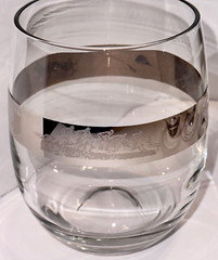 8 Roly Poly Glasses Silver Band Harness Steeplchase Thoroughbred Horse Racing #2