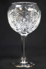 Waterford MILLENNIUM SERIES Oversized Wine/Water Glass Bow HAPPINESS Pattern