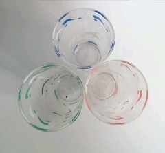 3 Vtg Libbey Frosted Carousel Animal Merry Go Round Tom Collins Glasses See Dscr