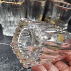 Vintage Anchor Hocking And Federal Glass Juice/Whiskey Glasses 1940’s Lot Of 9