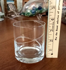 VTG Hand Blown OLD FASHIONED Rocks Glasses HIGHBALL Tumblers POLAND Set Of 6