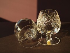 Nachtmann Decor 124 Lead Crystal Brandy Snifters / Cognac Glasses