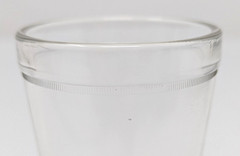 Vtg Hazel Atlas Ribbed Standard 1.5 oz & Pony Mini Sample .75 oz Shot Glass Lot