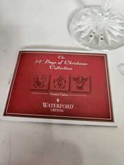 Waterford 12 Days of Christmas Partridge Pear Tree 1st Ed Champagne Flute New