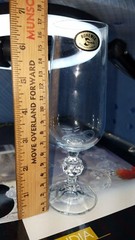 6 Claudia Fine Lead Bohemia Crystal Champagne Flute 6oz Czechoslovkia NIB 229100