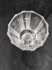 Clear Ribbon, # 300, Adams & Company, EAPG Goblet, USA, Clear, c 1882 Antique