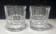 Brooks Brothers 2 Double Old Fashioned Whisky Glasses Czech Crystal Sutton Place