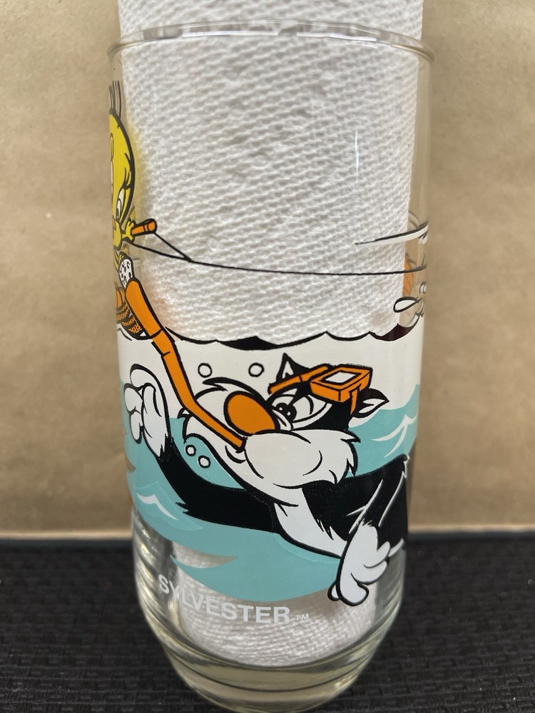 Vintage 1979 Pepsi Collector Series Sylvester Looney Tunes Warner Bros Tumbler