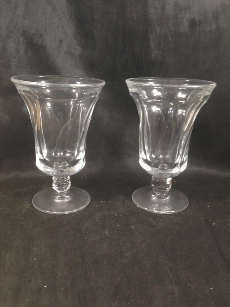 Fostoria Jamestown Clear FOSJAM 5-7/8” Water Goblet One Pair