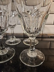Arcoroc France Cristal D’arques Water Goblets 7″ Set Of 4