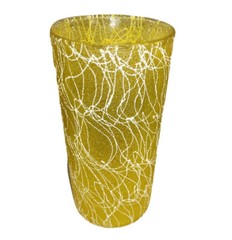 Vintage Spaghetti String Glass by Colour Craft Corporation~Yellow~MCM