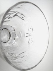 ERIK HOGLUND KOSTA BODA FACES CHALICE GOBLET MID CENTURY SWEDISH ART GLASS 3