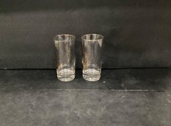 Vintage Lotus Glassware Gold 50th Anniversary Tumblers Highball Glasses Set of 2