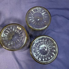 Rockwell Sterling Silver Overlay Glass Juice Tumblers 3.75″ MCM Floral Set 6