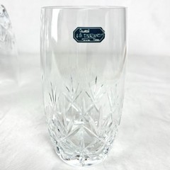 Vintage Crystal Highball Glasses Cristal d’Arques/J. G. Durand Orion Set 4 NIB