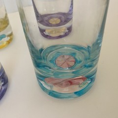 Set Of 6 STUNNING Zombie Crystal Drinking Glasses Made In France 6.75”