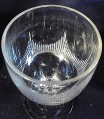Blaze Icicle goblet New England Glass Company flint glass