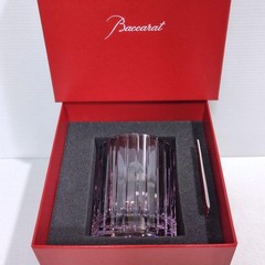 Harmony Tumbler Baccarat Pastel Glass Crystal Pink Drinkware Unused w/ Box Rare