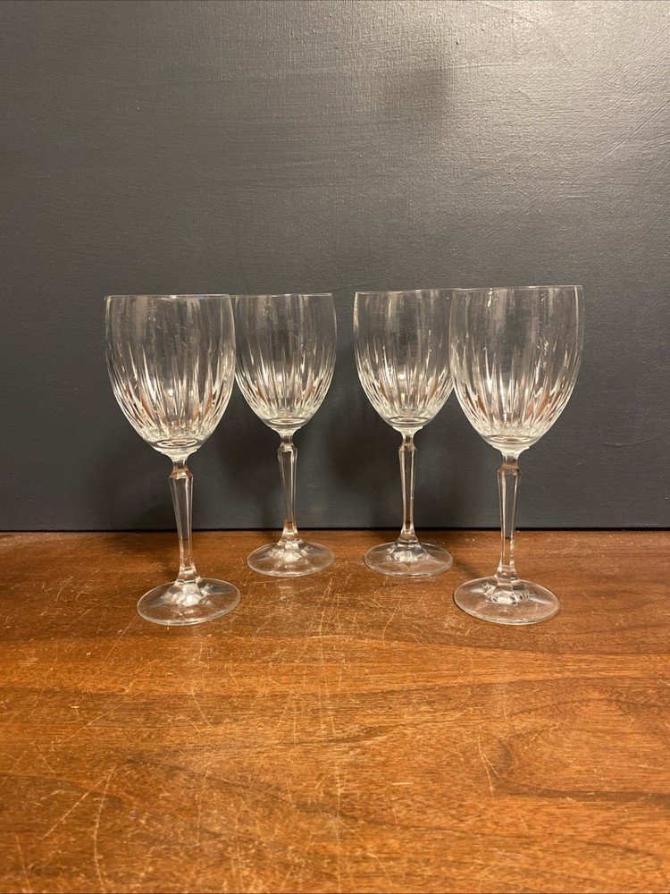 Schott-Zwiesel Aegean 8 1/4” Cut Crystal Water Goblets Set of 4